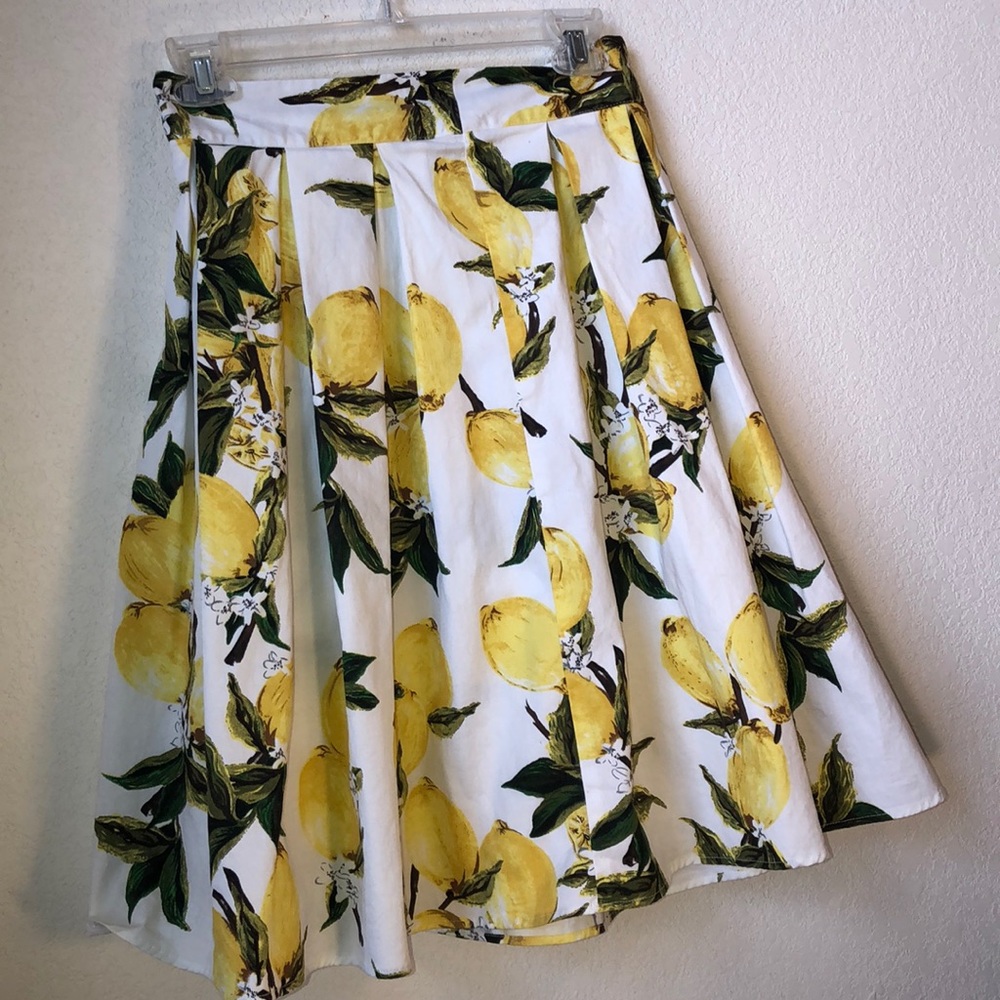 Women’s Lemon Print Skirt